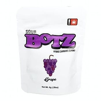 (SOUR BOTZ) Marionberry 100mg THC (Net.Wt.0.28oz/8g)